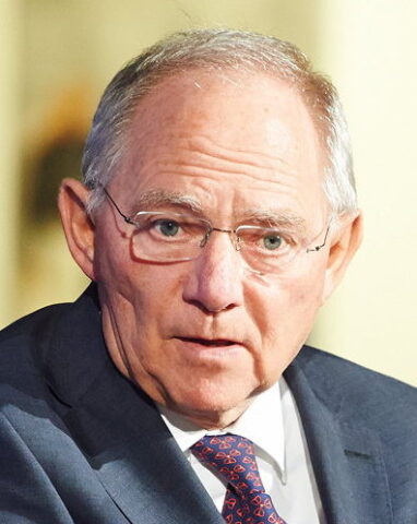 Dieses Bild zeigt Wolfgang Schäuble, Präsident des Deutschen Bundestags. 