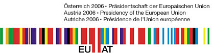 Zu sehen ist das Logo der österreichischen EU-Ratspräsidentschaft von 2006